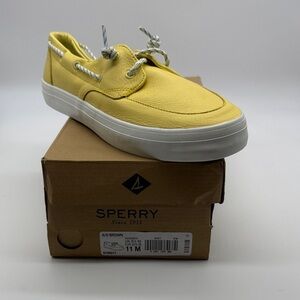 Sperry Lemon Canvas Sneakers